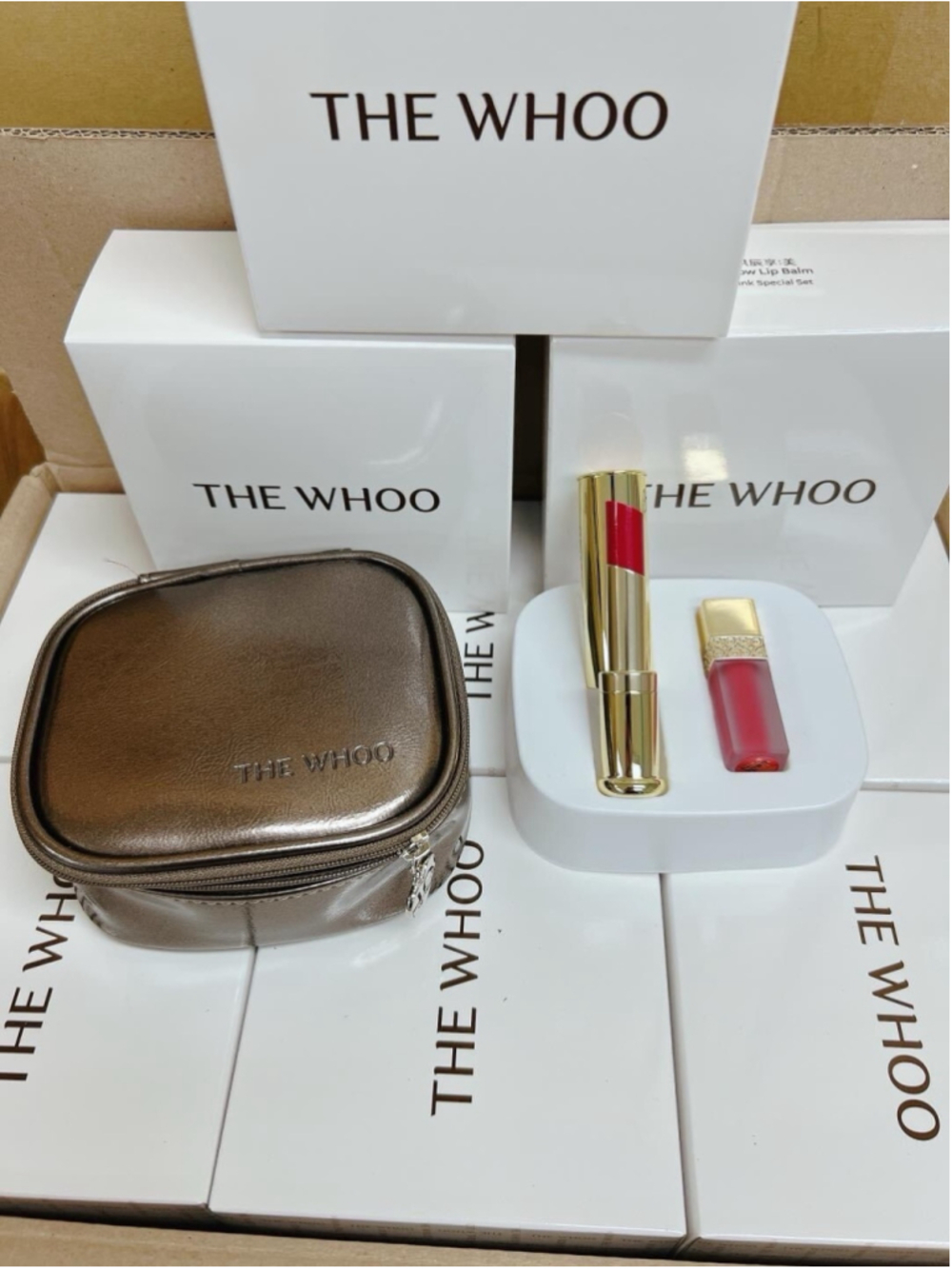 The History of Whoo Gongjinhyang Mi Glow Lip Balm Special Set - ROSE Color
